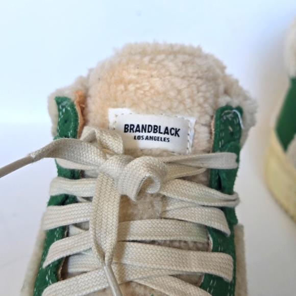 Women’s BRANDBLACK Vibram Hightop Green Sbeaker Size 8.5 - Picture 6 of 10